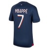 Virallinen Fanipaita Paris Saint-Germain 2023-24 Mbappé 7 Kotipelipaita - Miesten